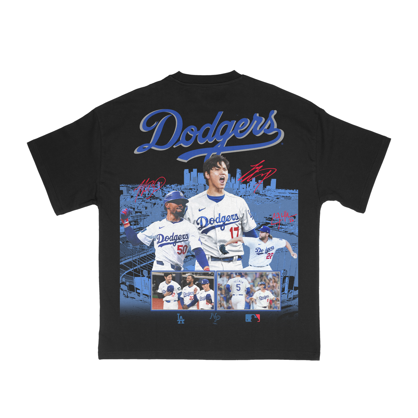 Black LA Dodgers Tee (Defective)